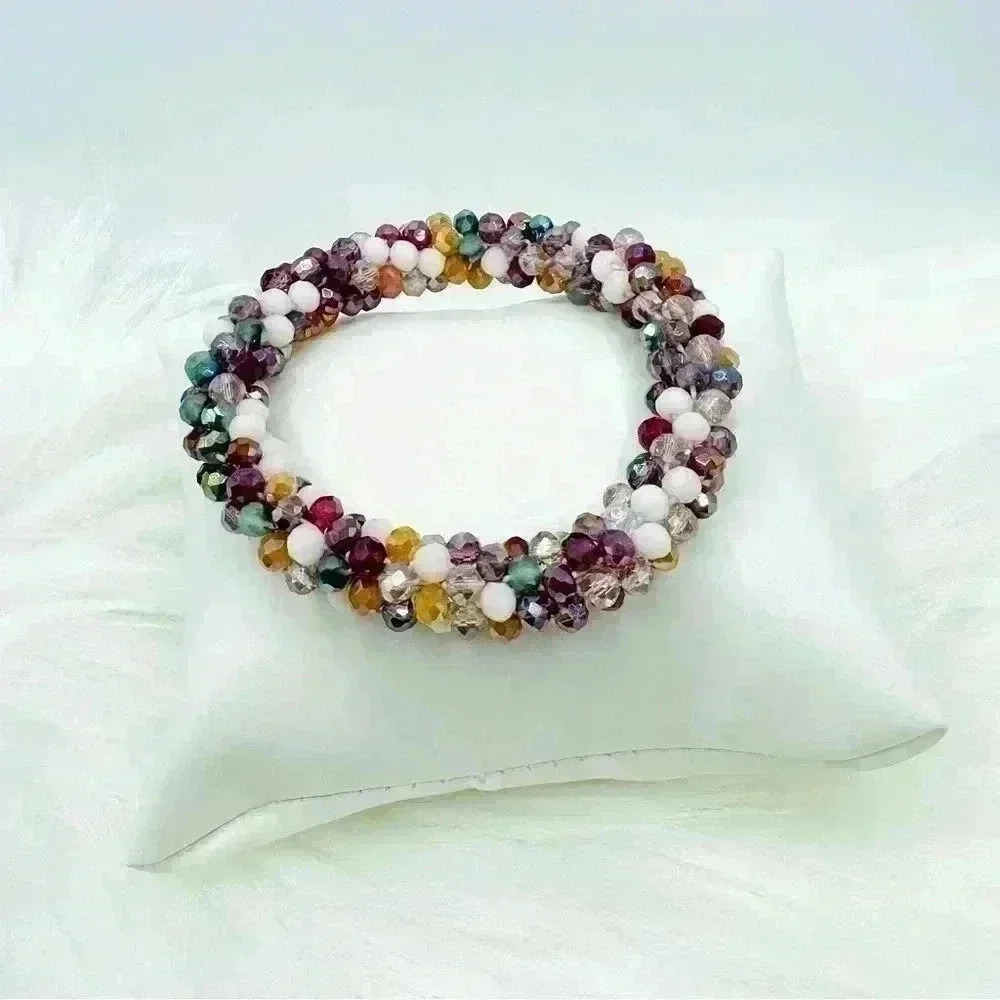 Colorful Autumn Beaded Bracelet